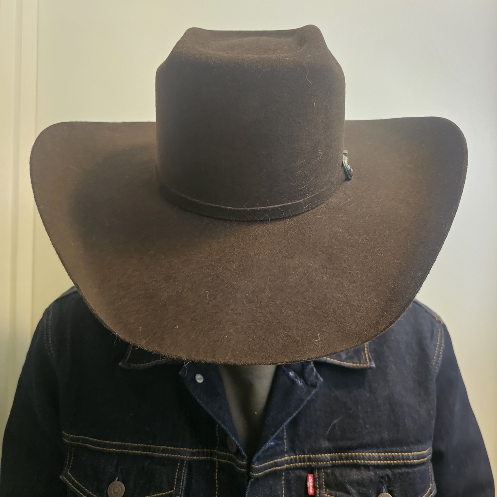 Classic Dark Brown 3X Cowboy Hat